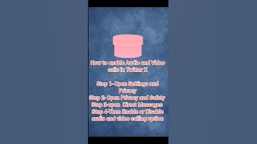 how to enable audio and video calling in twitter