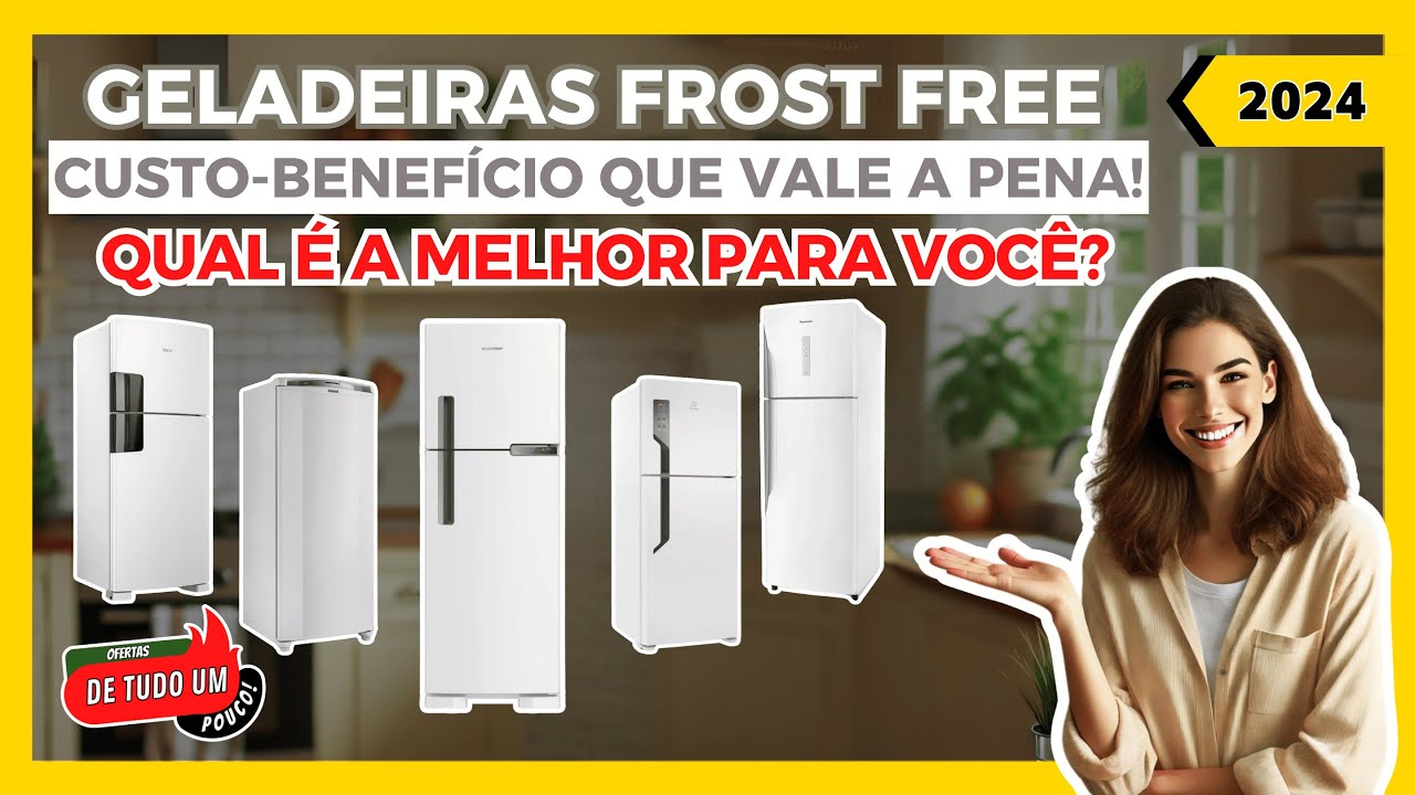 Top 5 Geladeiras Frost Free com Melhor Custo Benefício em 2024 ! - YouTube