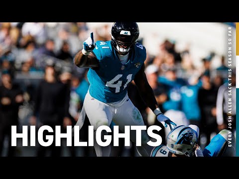 HIGHLIGHTS | Every Sack by Single-Season Franchise Sack Leader Josh Allen | Jacksonville Jaguars