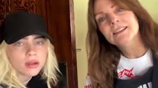 Billie Eilish Making Appearance in Mom’s IG Live While Shooting “Lost Cause”
