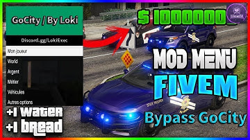 {FiveM New Menu Free} | Bypass GoCity | New Best Lua Menu | Money Hack | Lua Executor