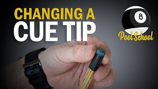 How to Change a Cue Tip - Pool Tutorial | Pool School