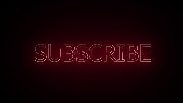 Subscribe Neon Lights Typography Motion Graphics Background | Free Footage | Free Background Design