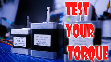 Test your stepper motor TORQUE II Nema 17 torque test II CNC torque test