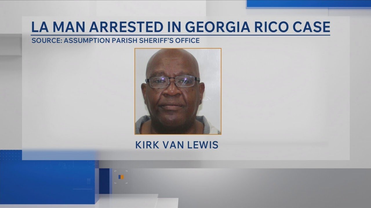 Man facing felony charges in Georgia RICO case arrested in Assumption ...