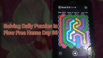 Solving Daily Puzzles In Flow Free Hexes Day 66
