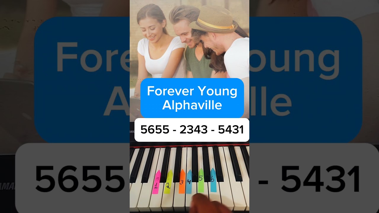 Guarda Piano Tutorial: Forever Young by Alphaville su YouTube Guarda Piano Tutorial: Forever Young by Alphaville su YouTube