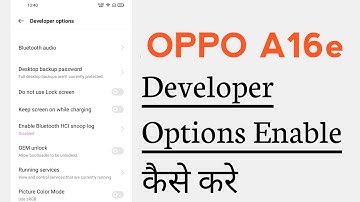 OPPO A16e How To Enable Developer Options