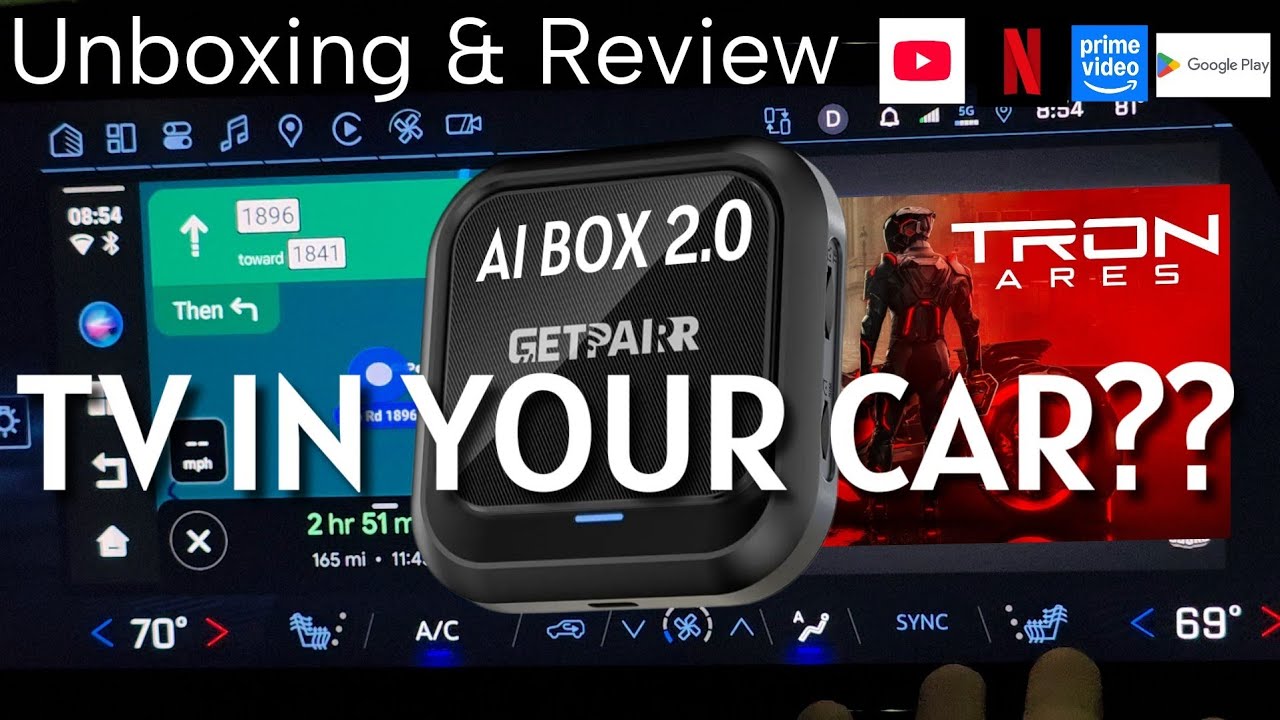 車でYouTube！GETPAIRR Box AM NanoSIM AI BOX Amazon.com: Magic Ai Box Wireless CarPlay Android Auto Adapter