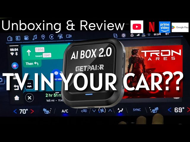 TV While Driving?? Getpairr Ai Box 2.0 Unboxing and Review - YouTube