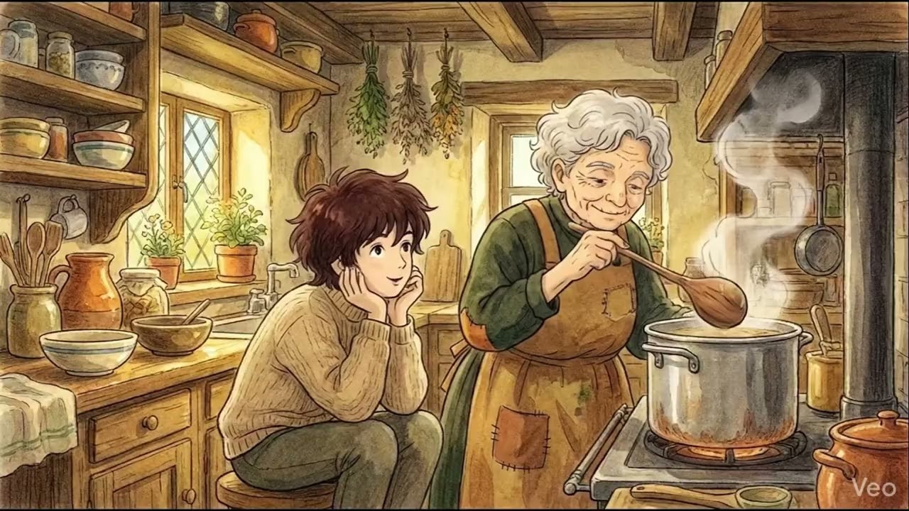 Dusk falls on my old hometown | Smoke rises from the chimneys, and my heart slowly calms down 🏡