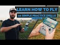 Learn How To Fly A Drone | 10 Simple Practice Drills For Beginners   PDF Guide