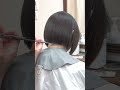 40センチ切ってボブにしたら似合いすぎた #ボブ #ショート #ヘアカット
