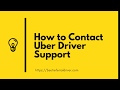 6 BEST Ways To Contact Uber Driver Support