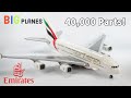 LEGO Emirates Airbus A380 Superjumbo! Full interior, 7 Foot Wingspan, Over 40,000 Parts!