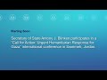 Secretary Blinken participates in a “Call for Action" international conference - 6:40 AM