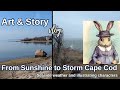 An illustration &amp; Story | From Calm Sun to Wind &amp; Rain a Cape Cod kind of day | an artists life