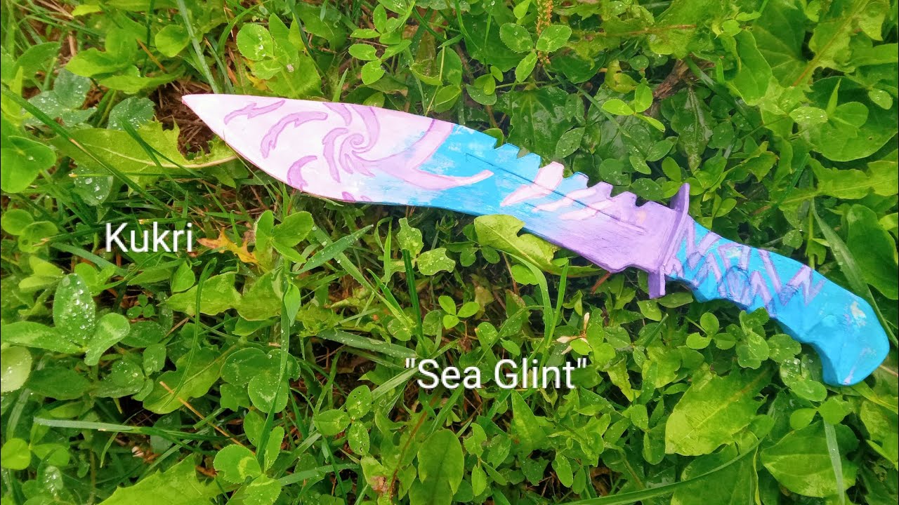 Как сделать Kukri "Sea Glint" из картона?