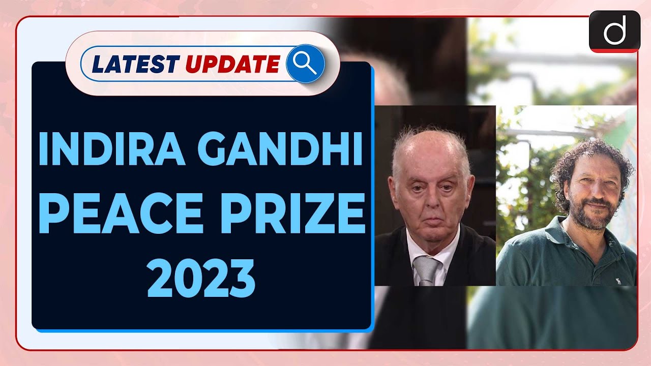 2023 Indira Gandhi Prize for Peace, Disarmament, and Development