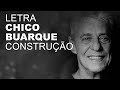 Chico Buarque Construção LETRA I LYRIC