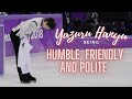 Yuzuru Hanyu being a humble, kind and polite athlete (羽生結弦)