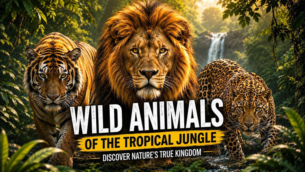 AMAZON RAINFOREST Wildlife in 4K | Amazing Animals & Nature Sounds