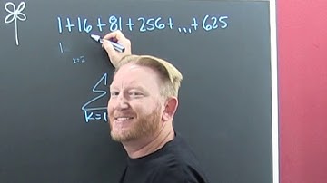 write a collection of terms as a finite series