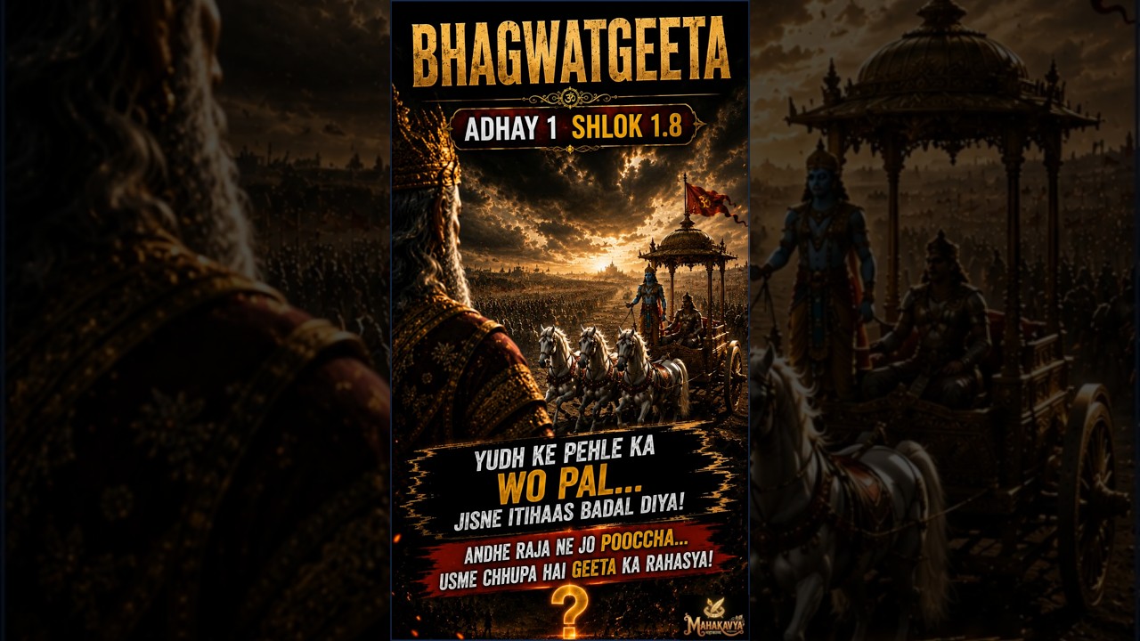 1.08 Bhagavad Gita Shlok 1.8 | Duryodhana Names the Great Warriors of the Kaurava Army