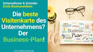 1 1 5 Businessplan Wie schreibt man einen Businessplan richtig