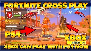FORTNITE HOW TO PLAY PS4 WITH XBOX ONE CROSS PLATFORM! | PS4 CROSS PLAY WITH XBOX & MORE (FORTNITE)