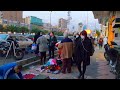 4K Day Walking in Tehran City, Karim Khan Zand Street, Iran Autumn 2020, during Epidemic of COVID-19