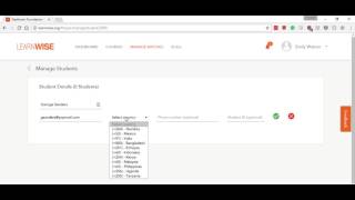 Spanish Learnwise Tutorials Adding A Student