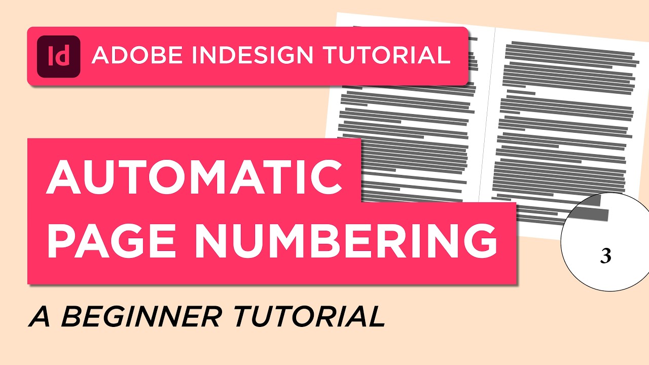 Indesign Automatically Add Pages How to Add Automatic Page Numbers in Adobe InDesign (Under 5 Minutes ...