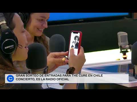 Gran sorteo de entradas para The Cure en Chile. Concierto, es la radio oficial