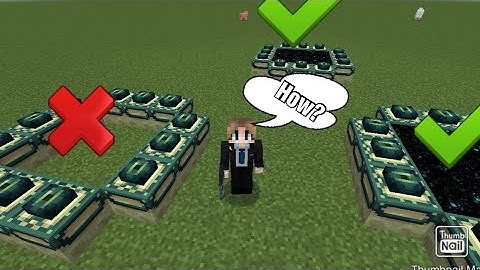 How to make end portal ? - crafting and building - ( Android IOS )