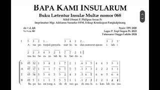 Bapa Kami Insularum, Buku Laetentur Insulae Multae  no 068, #bapakami #lagumisa #katolik