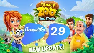 Family Zoo Story - Armadillos Enclosure Complete - Day 29 Gameplay screenshot 5