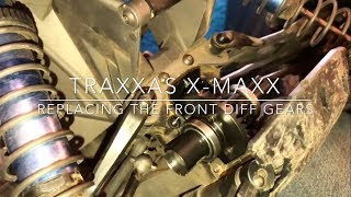 Traxxas X-Maxx - Replacing the Diff Gears