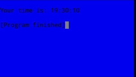 Reloj sencillo con colores en Python😍 #shorts