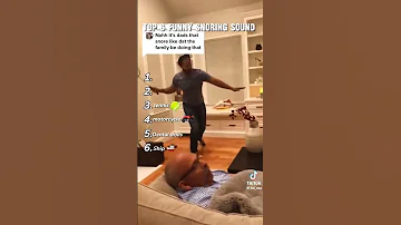 TOP 6 FUNNIEST SNORING SOUND 