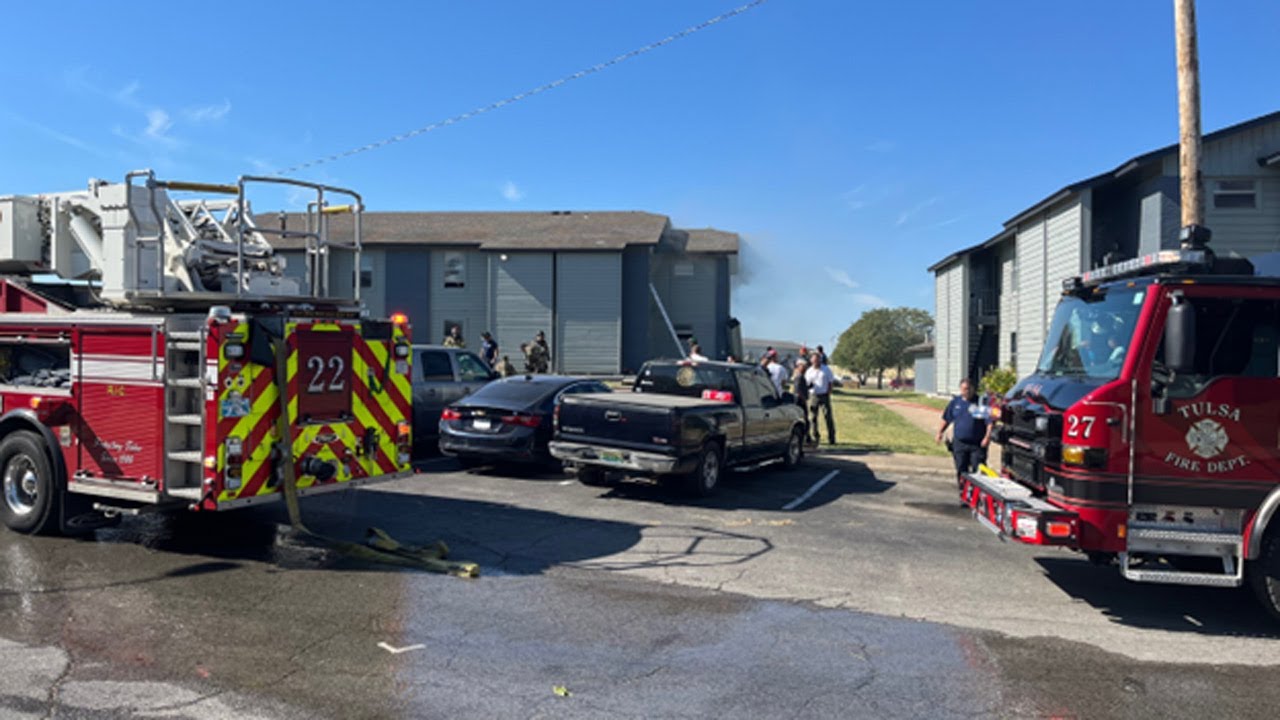 No Injuries Reported After Fire At Tulsa Apartment Complex - YouTube