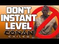 Exposing the truth about instant leveling conan exiles