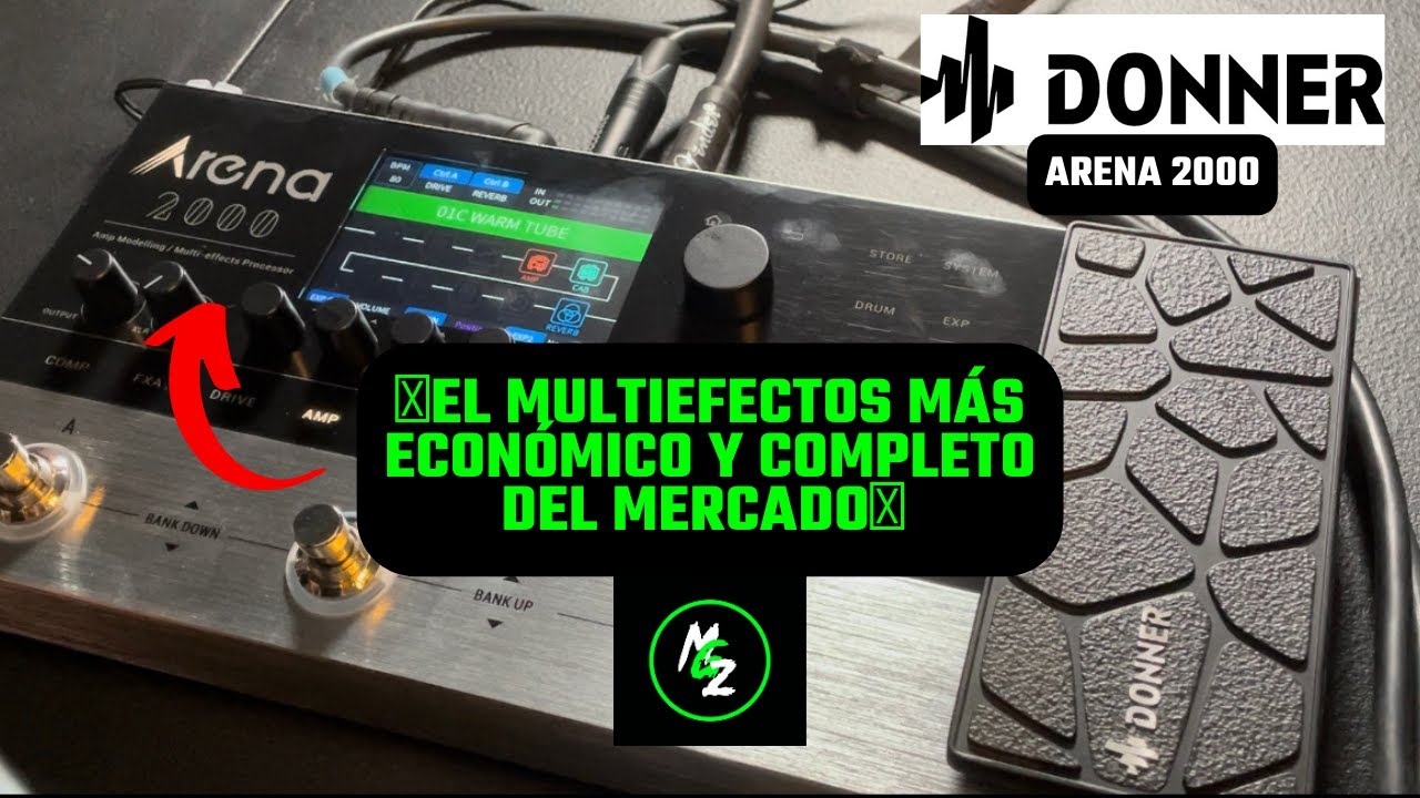 UNBOXING Y REVIEW DEL MUTLIEFECTOS ARENA 2000 DE DONNER EN 