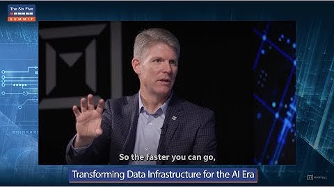 AI is going to drive a faster upgrade cycle. Chris Koopmans at SixFive Summit