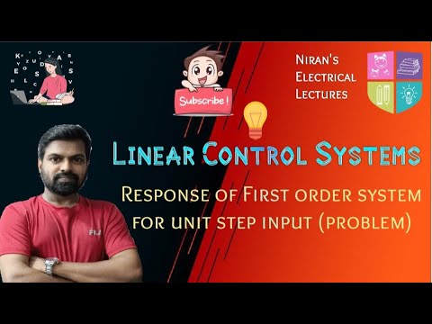 Response of First Order System For Unit Step Input (Problem) - YouTube