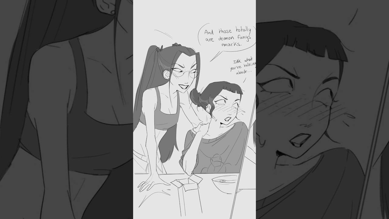 Demon Fangs Bite! KPop Demon Hunters Comic Dub