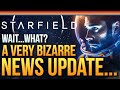 Starfield - A Very Bizarre News Update! Todd Howard&#39;s Big Response, One Year Until This Big Feature!