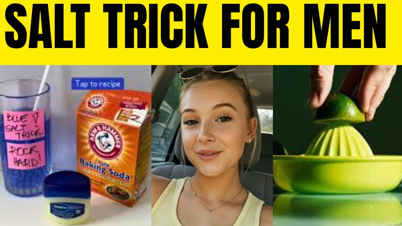 BLUE SALT TRICK RECIPE – DISCOVER THE EASY MORNING ROUTINE MEN USE FOR BETTER PERFORMANCE