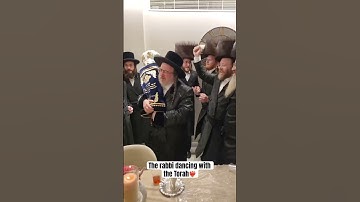 Thumbnail of The rabbi dancing with the Torah❤️‍🔥#shabbat #שבת #dance