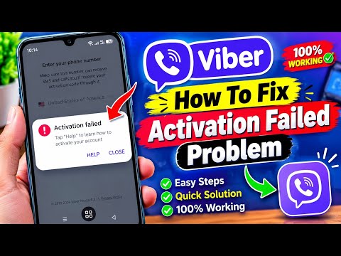 How to Fix Viber Activation Failed Problem 2026 | Viber Activation Error Fix
